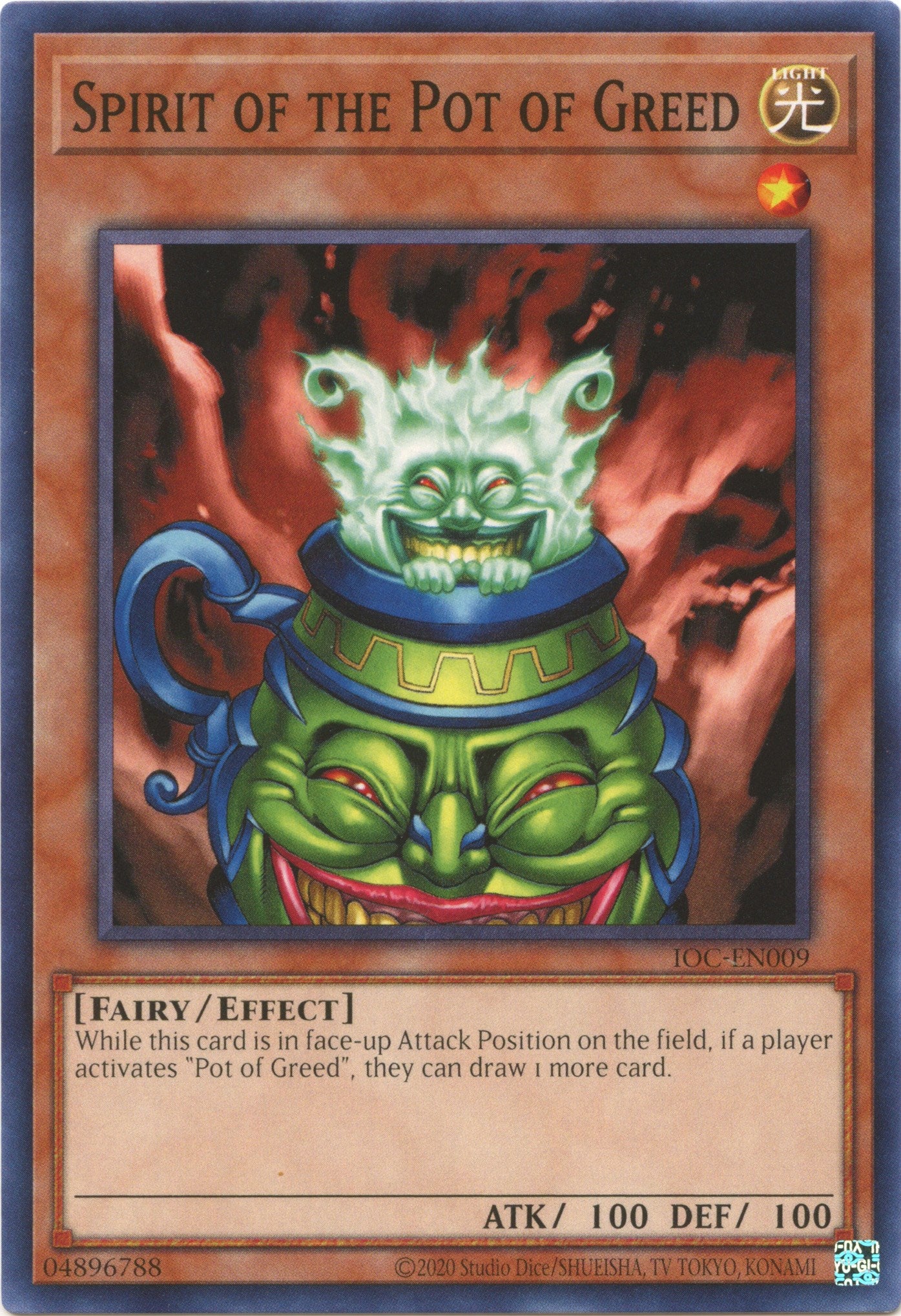 Spirit of the Pot of Greed (25th Anniversary) [IOC-EN009] Common | Jomio and Rueliete's Cards and Comics