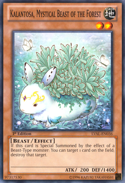 Kalantosa, Mystical Beast of the Forest [LVAL-EN036] Common | Jomio and Rueliete's Cards and Comics