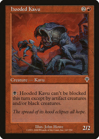 Hooded Kavu [Invasion] | Jomio and Rueliete's Cards and Comics