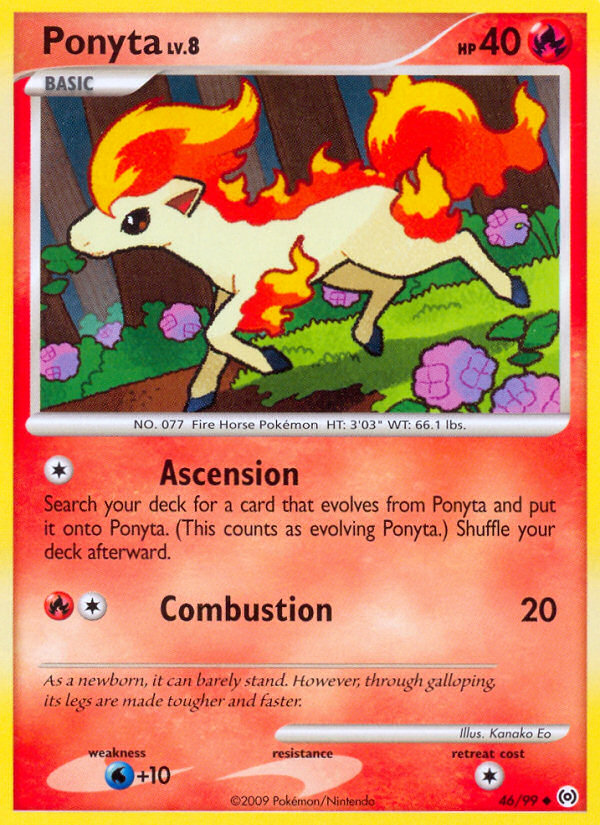 Ponyta (46/99) [Platinum: Arceus] | Jomio and Rueliete's Cards and Comics