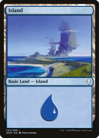 Island (255) [Dominaria] | Jomio and Rueliete's Cards and Comics