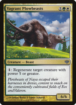 Vagrant Plowbeasts [Conflux] | Jomio and Rueliete's Cards and Comics