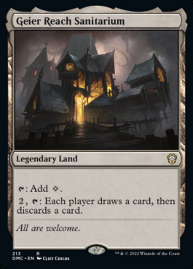 Geier Reach Sanitarium [Dominaria United Commander] | Jomio and Rueliete's Cards and Comics