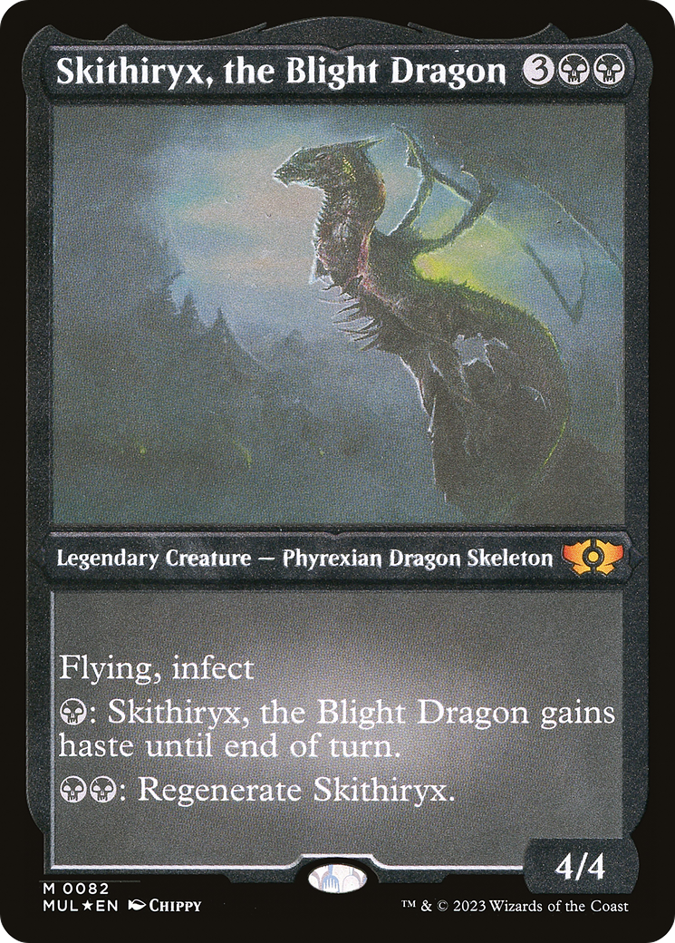 Skithiryx, the Blight Dragon (Foil Etched) [Multiverse Legends] | Jomio and Rueliete's Cards and Comics