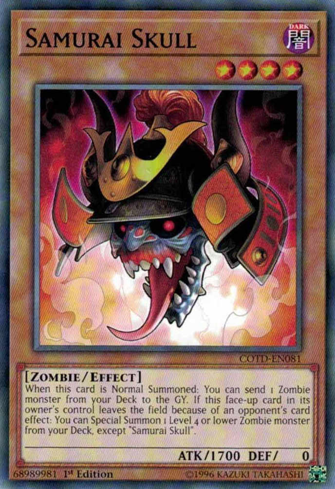 Samurai Skull [COTD-EN081] Common | Jomio and Rueliete's Cards and Comics