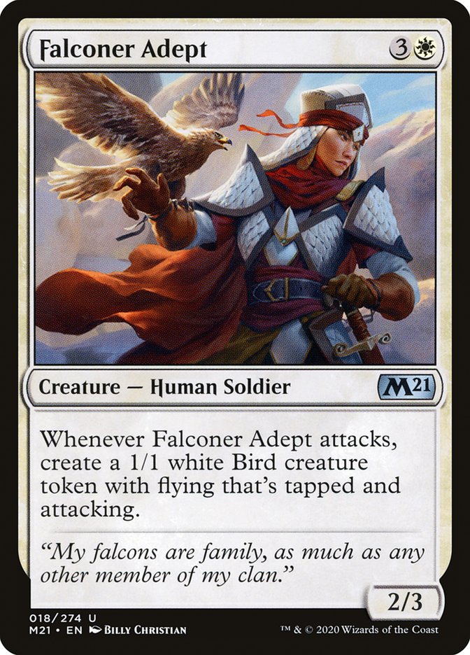 Falconer Adept [Core Set 2021] | Jomio and Rueliete's Cards and Comics