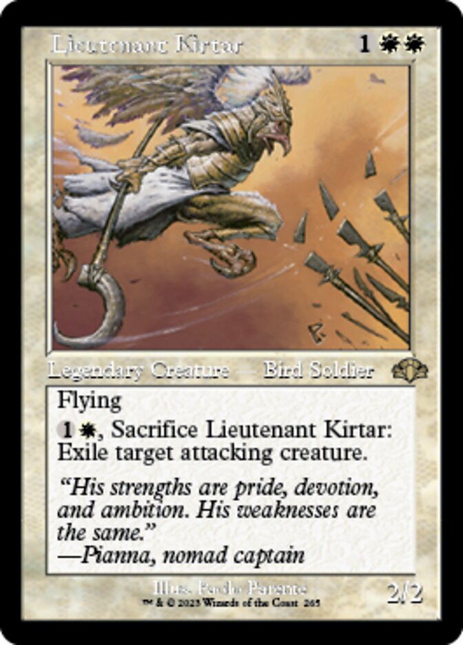 Lieutenant Kirtar (Retro) [Dominaria Remastered] | Jomio and Rueliete's Cards and Comics