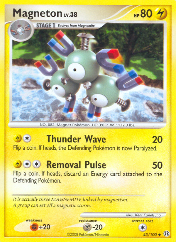 Magneton (43/100) [Diamond & Pearl: Stormfront] | Jomio and Rueliete's Cards and Comics