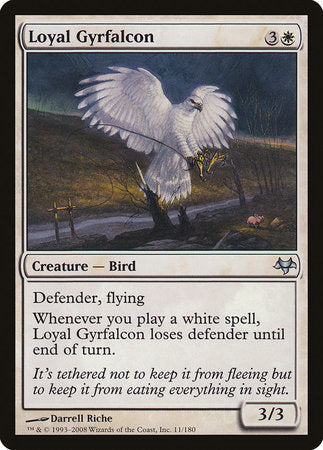 Loyal Gyrfalcon [Eventide] | Jomio and Rueliete's Cards and Comics