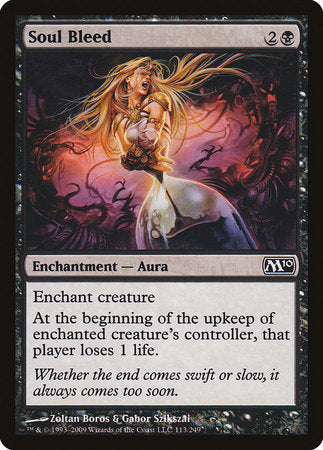 Soul Bleed [Magic 2010] | Jomio and Rueliete's Cards and Comics