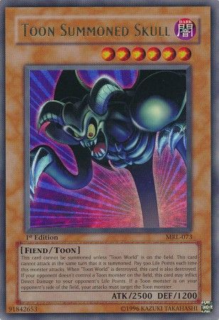 Toon Summoned Skull [MRL-073] Ultra Rare | Jomio and Rueliete's Cards and Comics