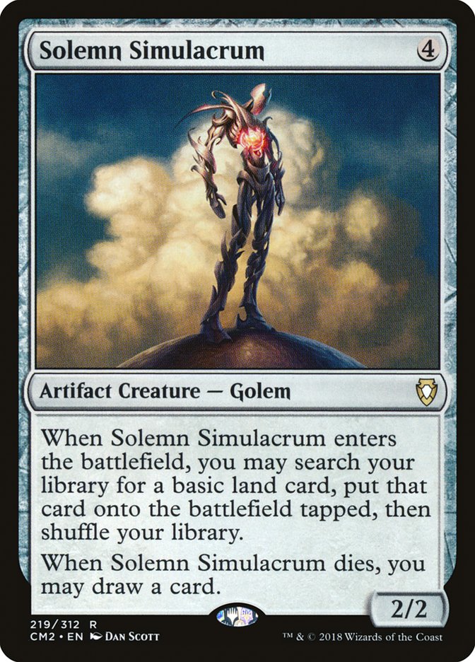 Solemn Simulacrum (219/312) [Commander Anthology Volume II] | Jomio and Rueliete's Cards and Comics