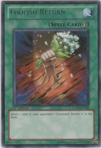 Foolish Return [STOR-EN058] Rare | Jomio and Rueliete's Cards and Comics