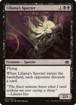 Liliana's Specter [Planechase Anthology] | Jomio and Rueliete's Cards and Comics