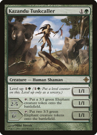 Kazandu Tuskcaller [Rise of the Eldrazi] | Jomio and Rueliete's Cards and Comics