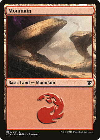 Mountain (259) [Dragons of Tarkir] | Jomio and Rueliete's Cards and Comics