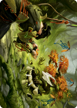 Commune with Spirits Art Card [Kamigawa: Neon Dynasty Art Series] | Jomio and Rueliete's Cards and Comics