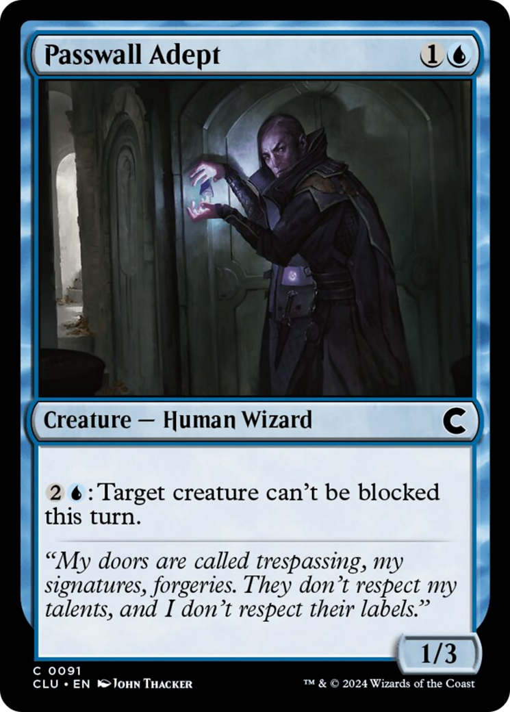 Passwall Adept [Ravnica: Clue Edition] | Jomio and Rueliete's Cards and Comics