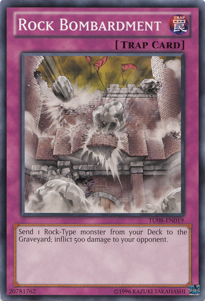 Rock Bombardment [TU08-EN019] Common | Jomio and Rueliete's Cards and Comics