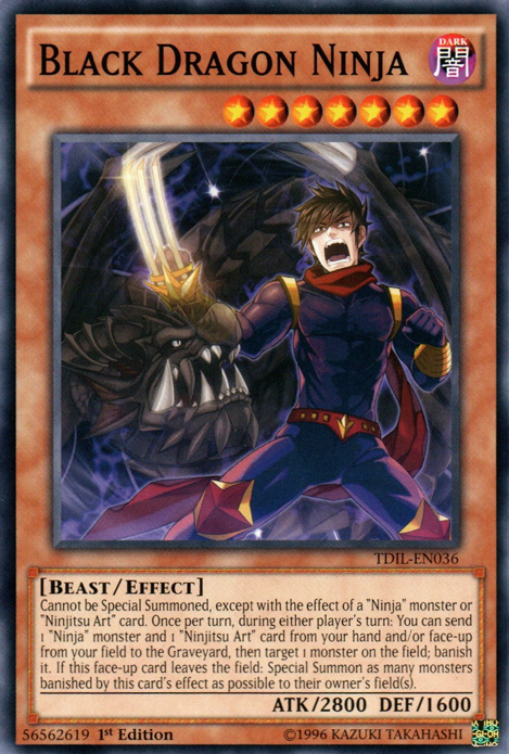 Black Dragon Ninja [TDIL-EN036] Common | Jomio and Rueliete's Cards and Comics