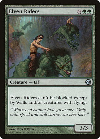 Elven Riders [Duels of the Planeswalkers] | Jomio and Rueliete's Cards and Comics