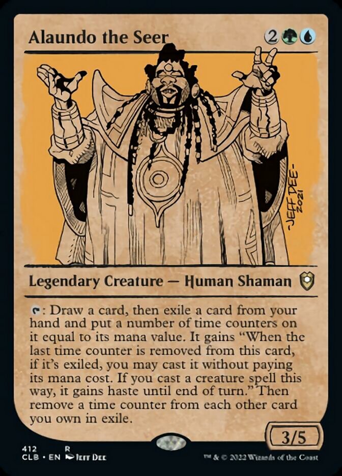 Alaundo the Seer (Showcase) [Commander Legends: Battle for Baldur's Gate] | Jomio and Rueliete's Cards and Comics