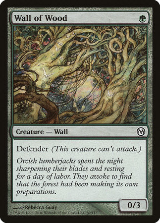 Wall of Wood [Duels of the Planeswalkers] | Jomio and Rueliete's Cards and Comics