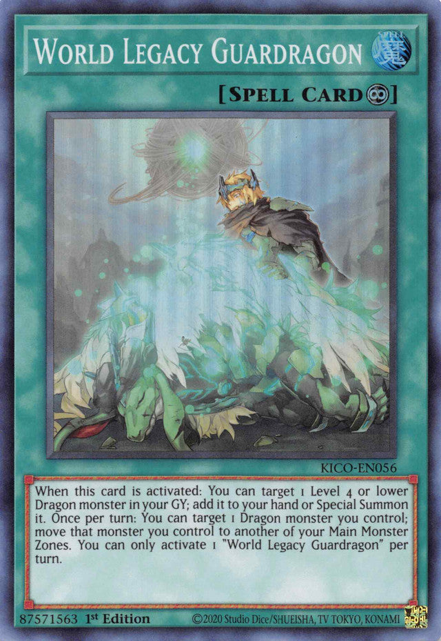 World Legacy Guardragon [KICO-EN056] Super Rare | Jomio and Rueliete's Cards and Comics