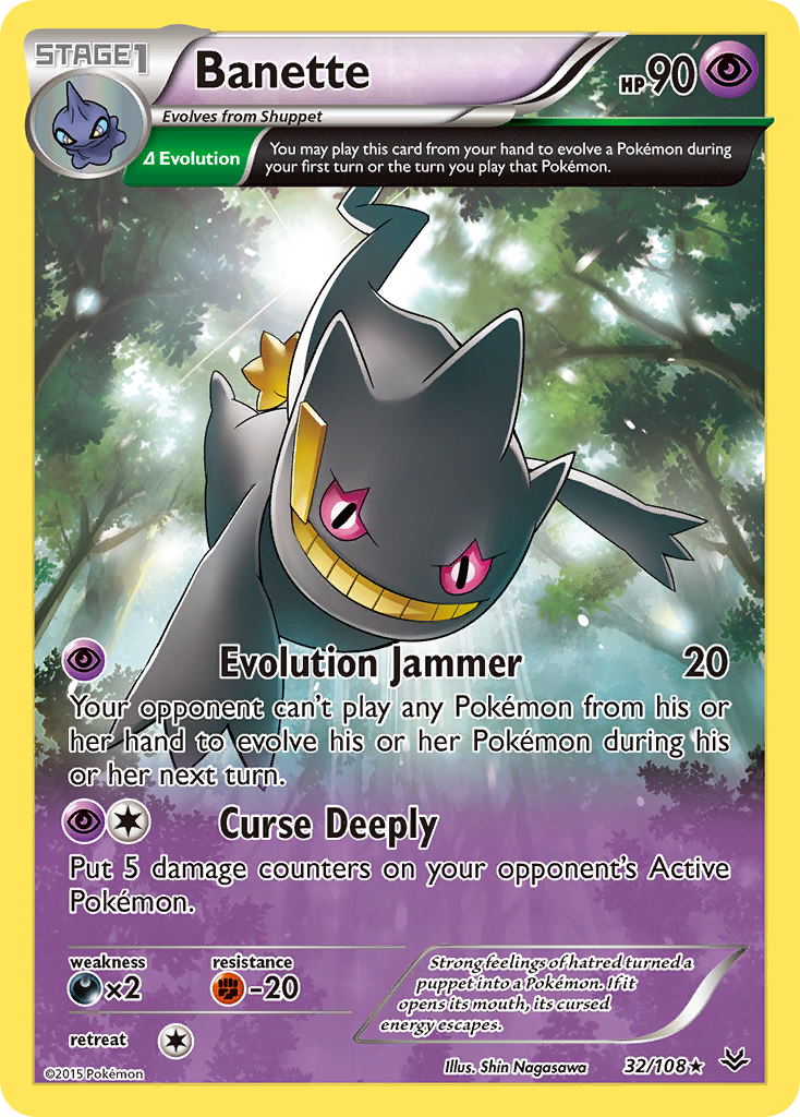 Banette (32/108) [XY: Roaring Skies] | Jomio and Rueliete's Cards and Comics