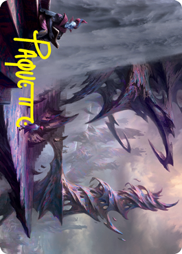 Prismari Campus Art Card (Gold-Stamped Signature) [Strixhaven: School of Mages Art Series] | Jomio and Rueliete's Cards and Comics