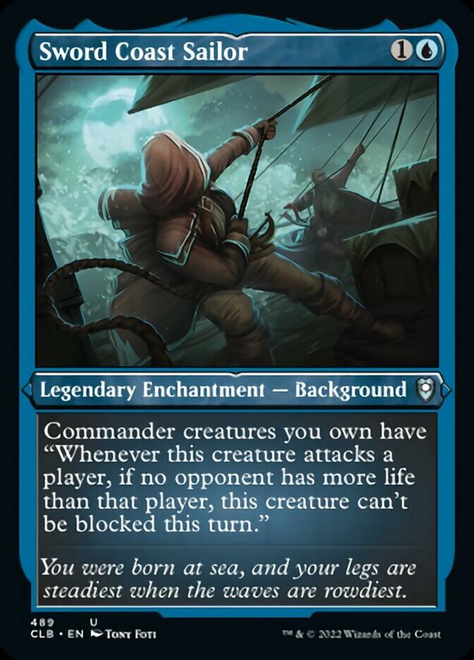 Sword Coast Sailor (Foil Etched) [Commander Legends: Battle for Baldur's Gate] | Jomio and Rueliete's Cards and Comics