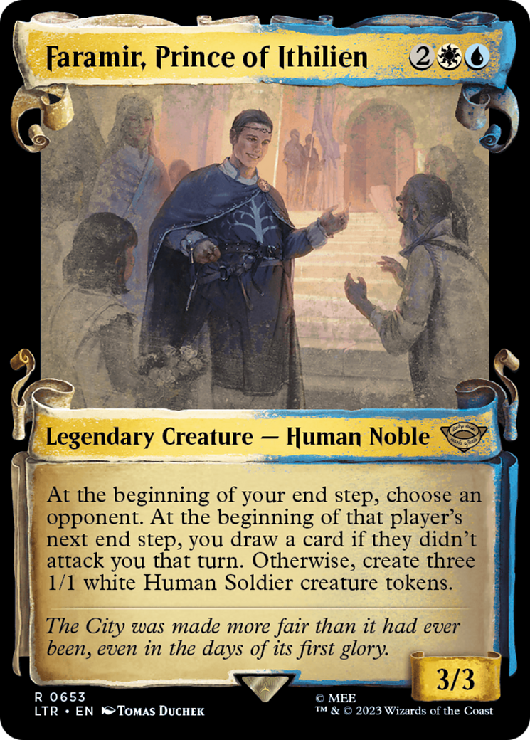 Faramir, Prince of Ithilien [The Lord of the Rings: Tales of Middle-Earth Showcase Scrolls] | Jomio and Rueliete's Cards and Comics