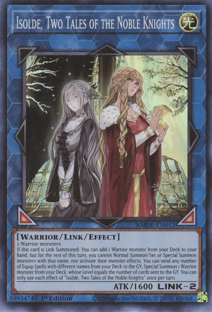 Isolde, Two Tales of the Noble Knights [AMDE-EN052] Super Rare | Jomio and Rueliete's Cards and Comics