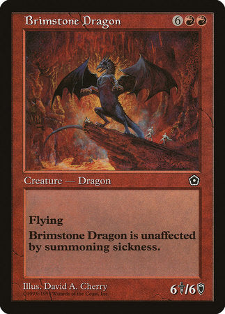 Brimstone Dragon [Portal Second Age] | Jomio and Rueliete's Cards and Comics