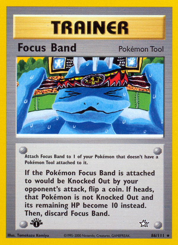 Focus Band (86/111) [Neo Genesis 1st Edition] | Jomio and Rueliete's Cards and Comics