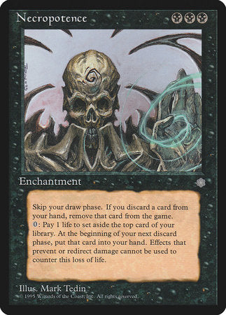 Necropotence [Ice Age] | Jomio and Rueliete's Cards and Comics