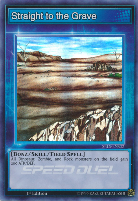 Straight to the Grave [SBLS-ENS02] Super Rare | Jomio and Rueliete's Cards and Comics