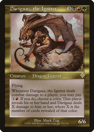 Darigaaz, the Igniter [Invasion] | Jomio and Rueliete's Cards and Comics