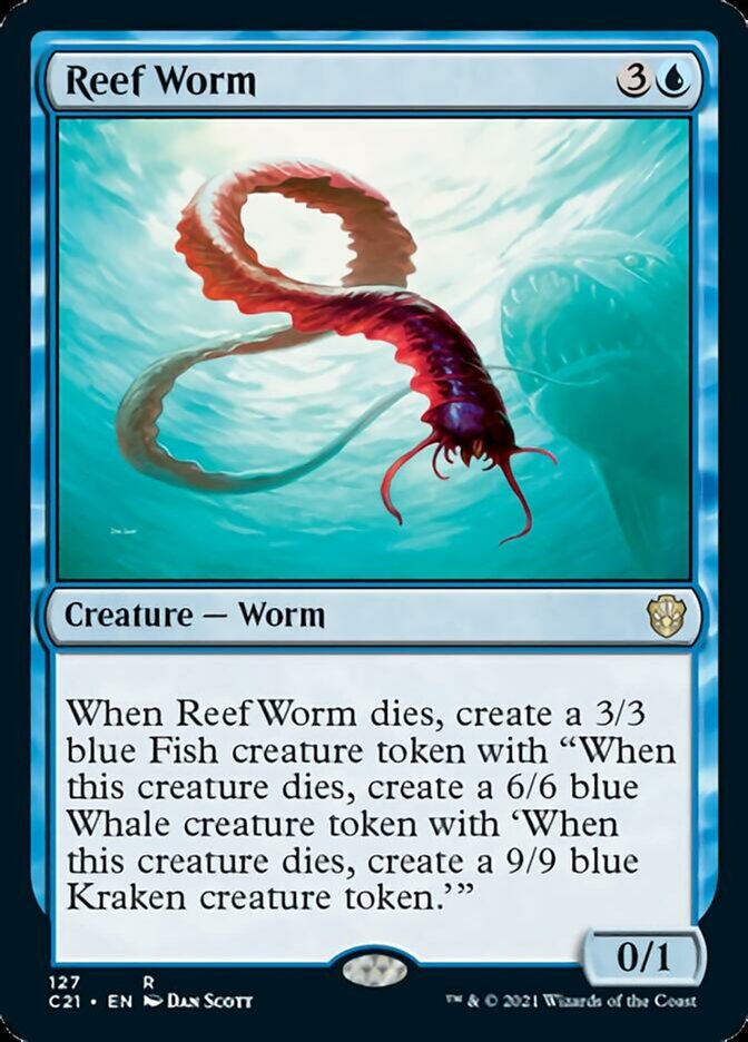Reef Worm [Commander 2021] | Jomio and Rueliete's Cards and Comics