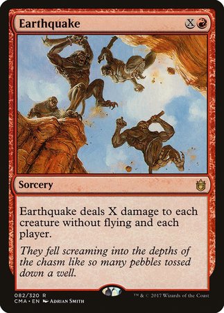 Earthquake [Commander Anthology] | Jomio and Rueliete's Cards and Comics