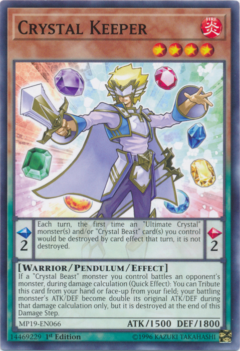 Crystal Keeper [MP19-EN066] Common | Jomio and Rueliete's Cards and Comics