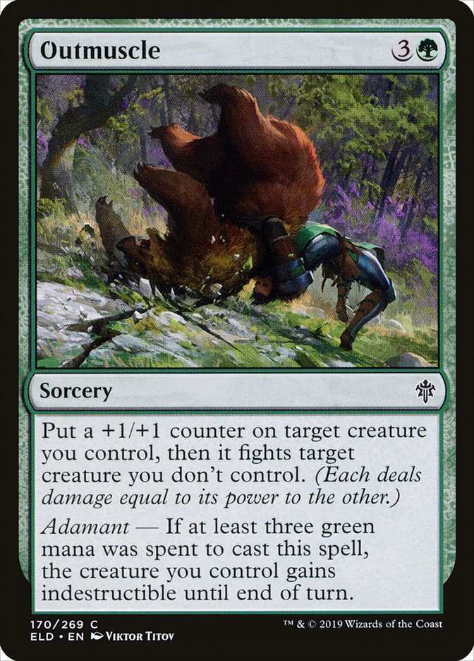 Outmuscle [Throne of Eldraine] | Jomio and Rueliete's Cards and Comics