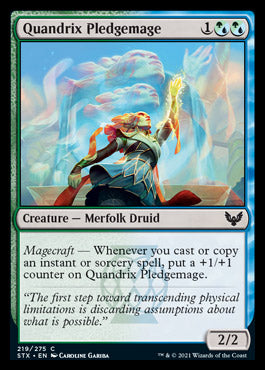 Quandrix Pledgemage [Strixhaven: School of Mages] | Jomio and Rueliete's Cards and Comics