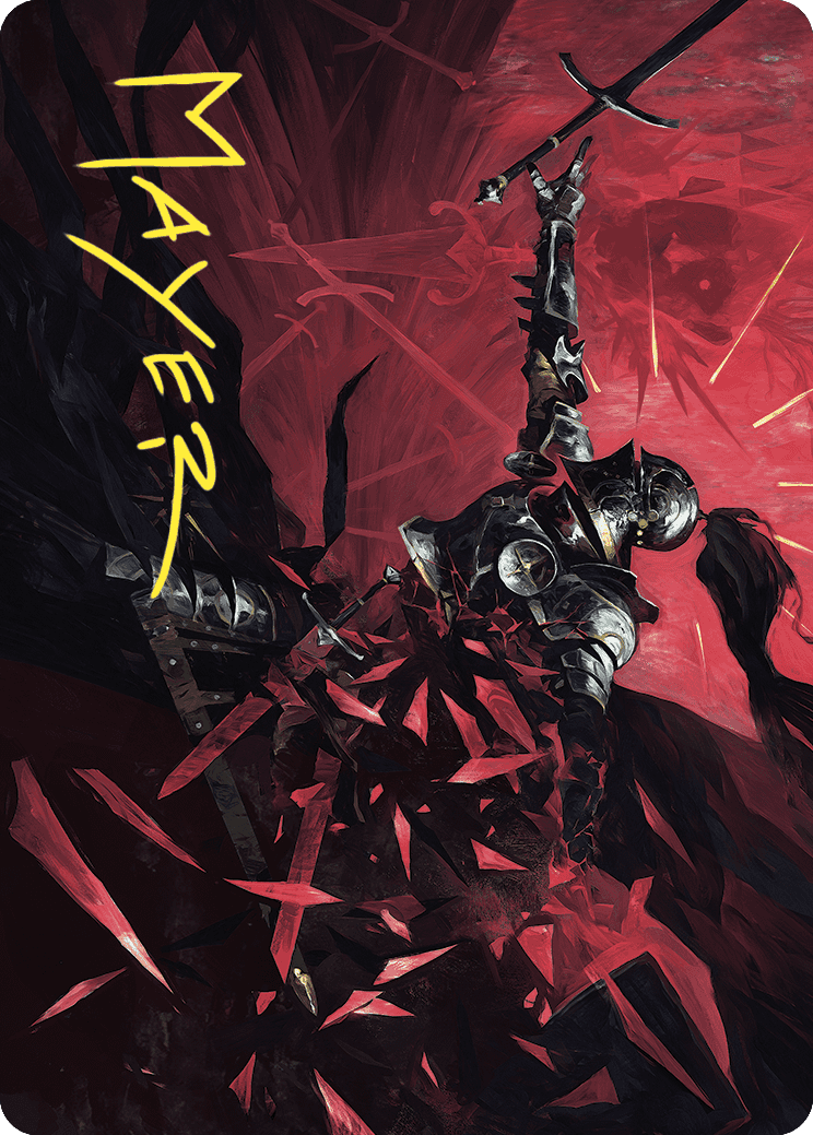 Shatter the Oath Art Card (Gold-Stamped Signature) [Wilds of Eldraine Art Series] | Jomio and Rueliete's Cards and Comics
