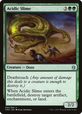Acidic Slime [Commander Anthology] | Jomio and Rueliete's Cards and Comics
