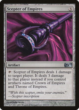 Scepter of Empires [Magic 2012] | Jomio and Rueliete's Cards and Comics