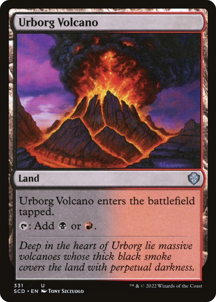 Urborg Volcano [Starter Commander Decks] | Jomio and Rueliete's Cards and Comics