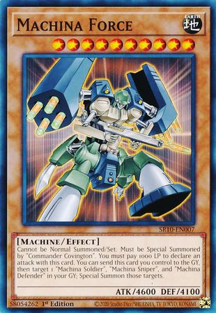 Machina Force [SR10-EN007] Common | Jomio and Rueliete's Cards and Comics