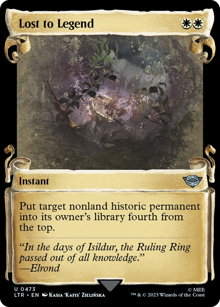 Lost to Legend [The Lord of the Rings: Tales of Middle-Earth Showcase Scrolls] | Jomio and Rueliete's Cards and Comics