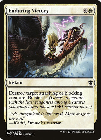 Enduring Victory [Dragons of Tarkir] | Jomio and Rueliete's Cards and Comics